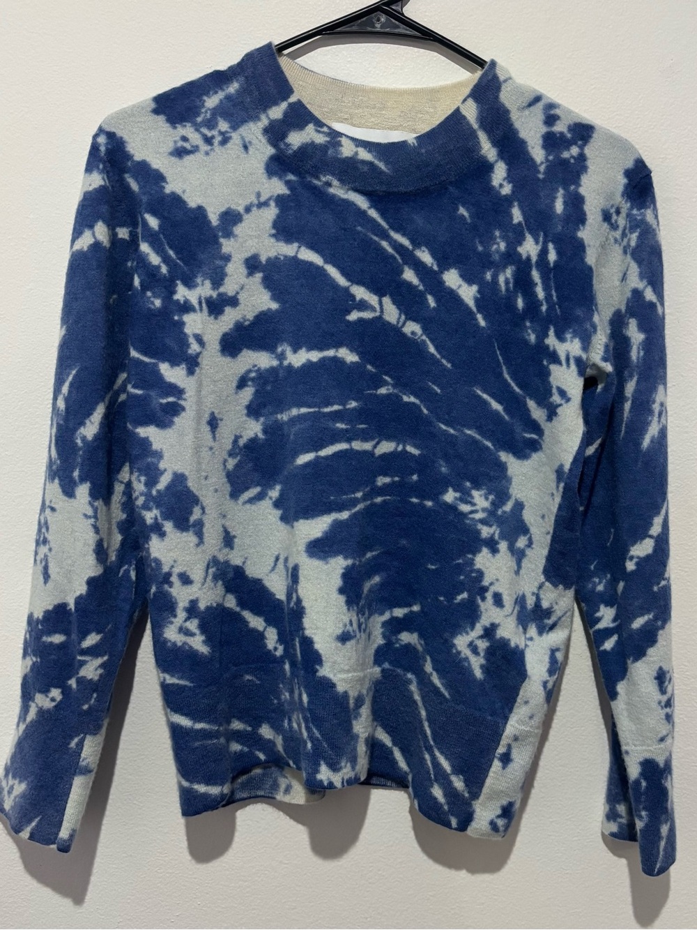 EQUIPMENT Tie Dye Pattern Cashmere Sweater Size Small
